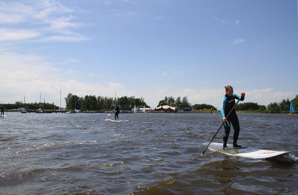 Peddelsurfen in Friesland