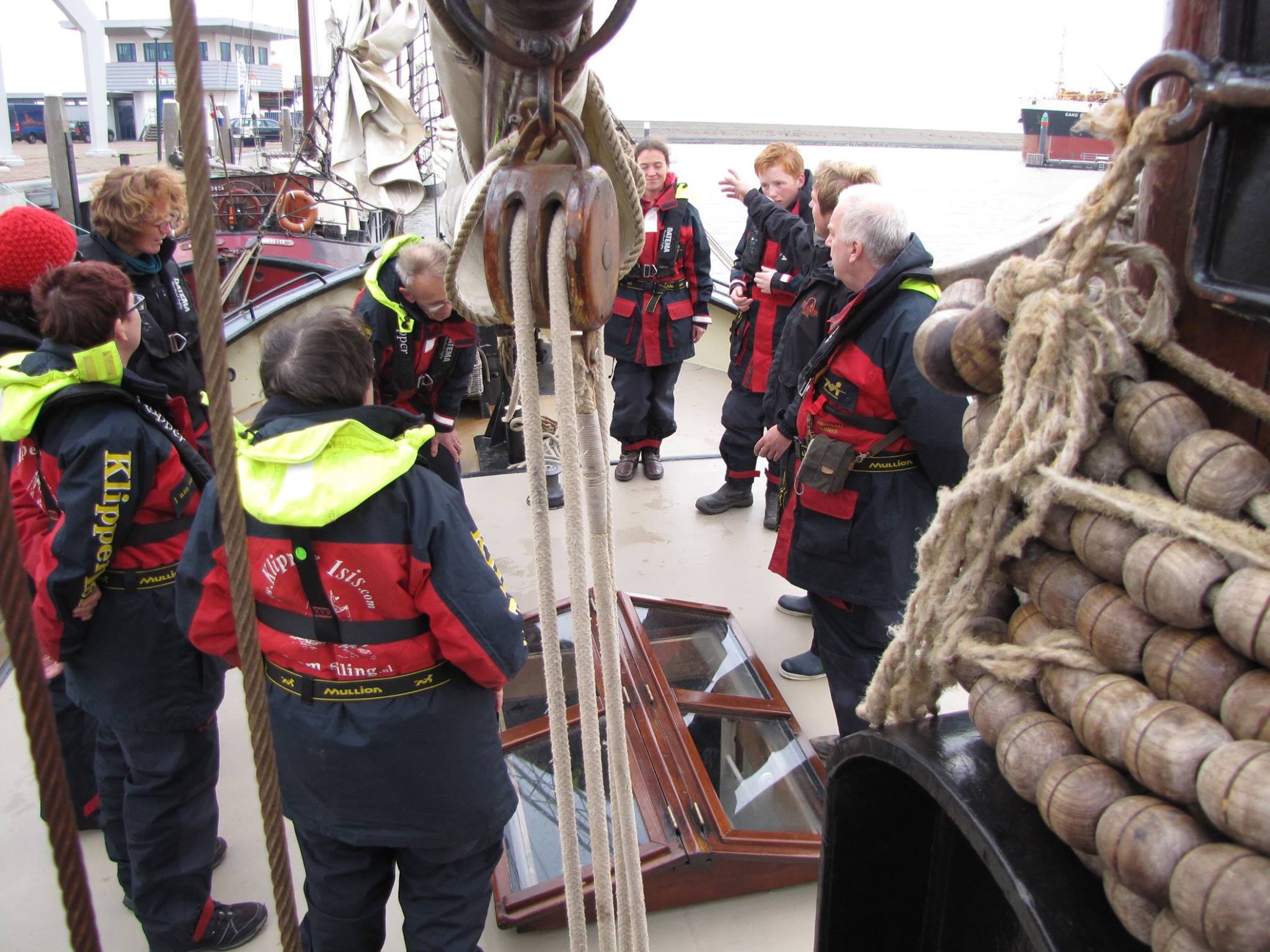 Bedrijfsdagtochten op een zeilschip